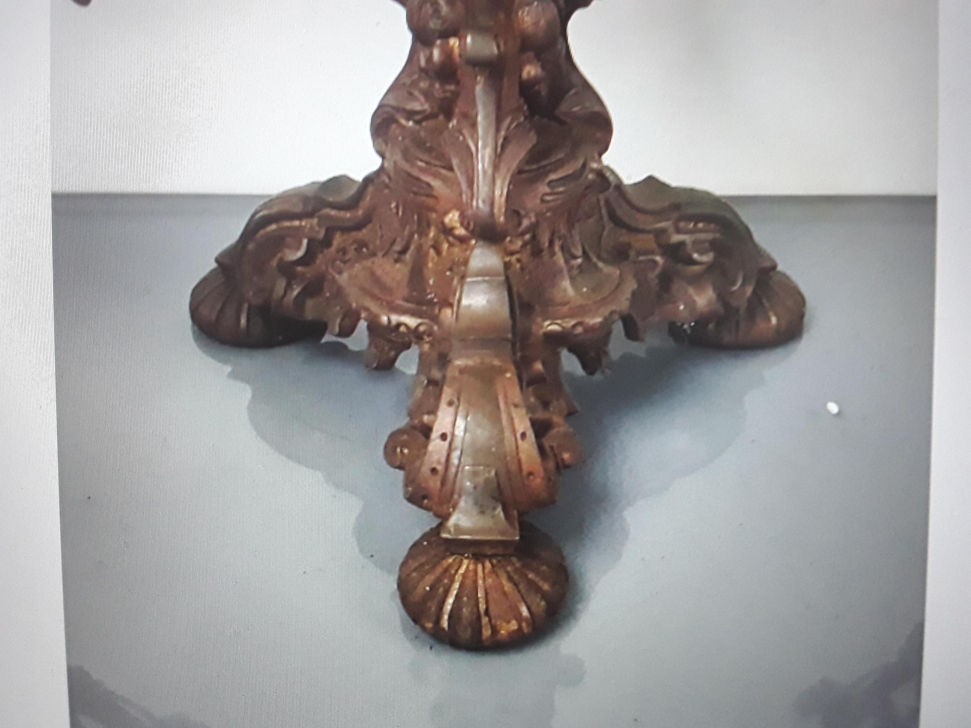 Bronze Grand candélabre américain du 19e siècle, fabriqué en Amérique, orné de vignes très détaillé en vente