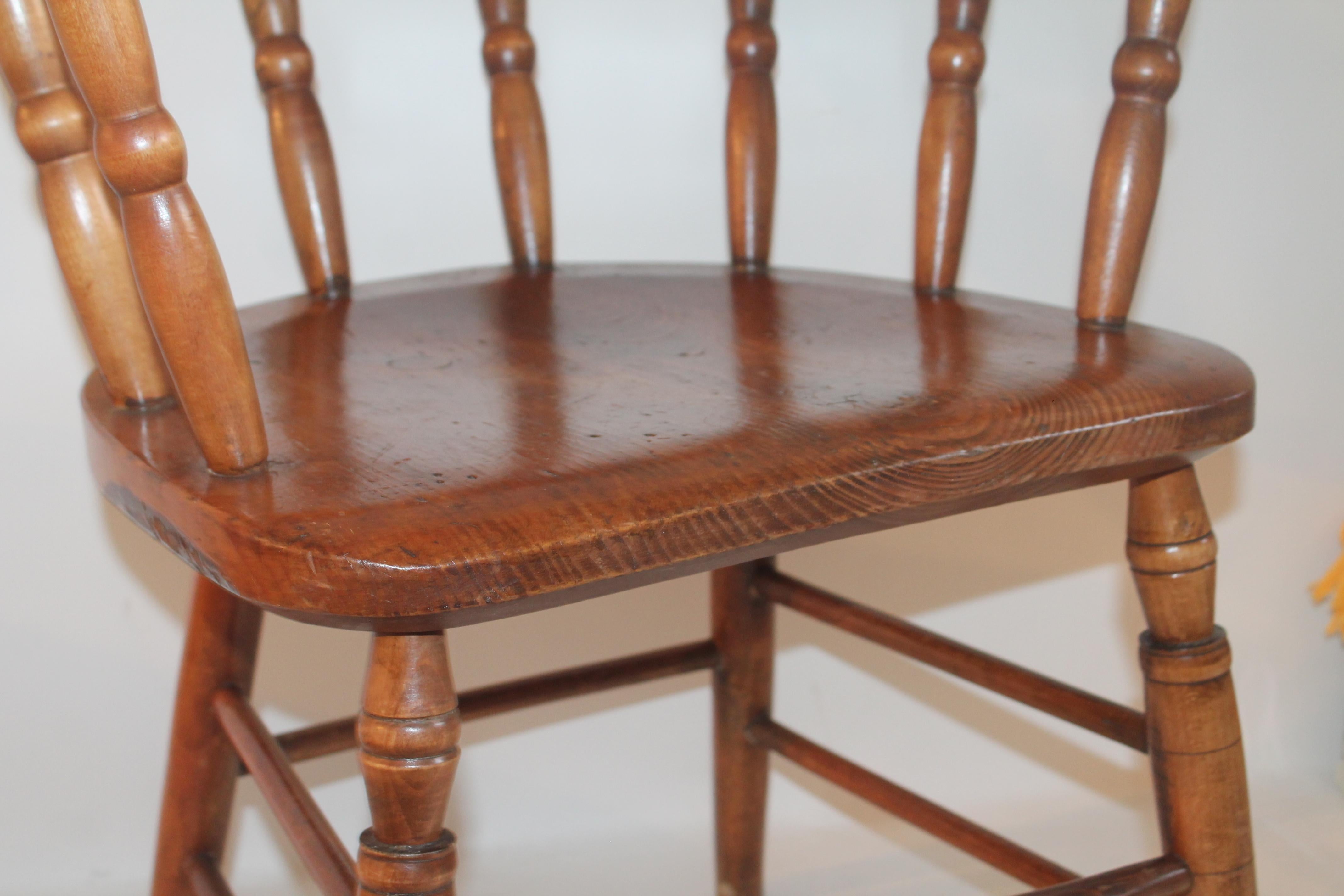 19th Century American Pub or Captains Chairs / Pair 2