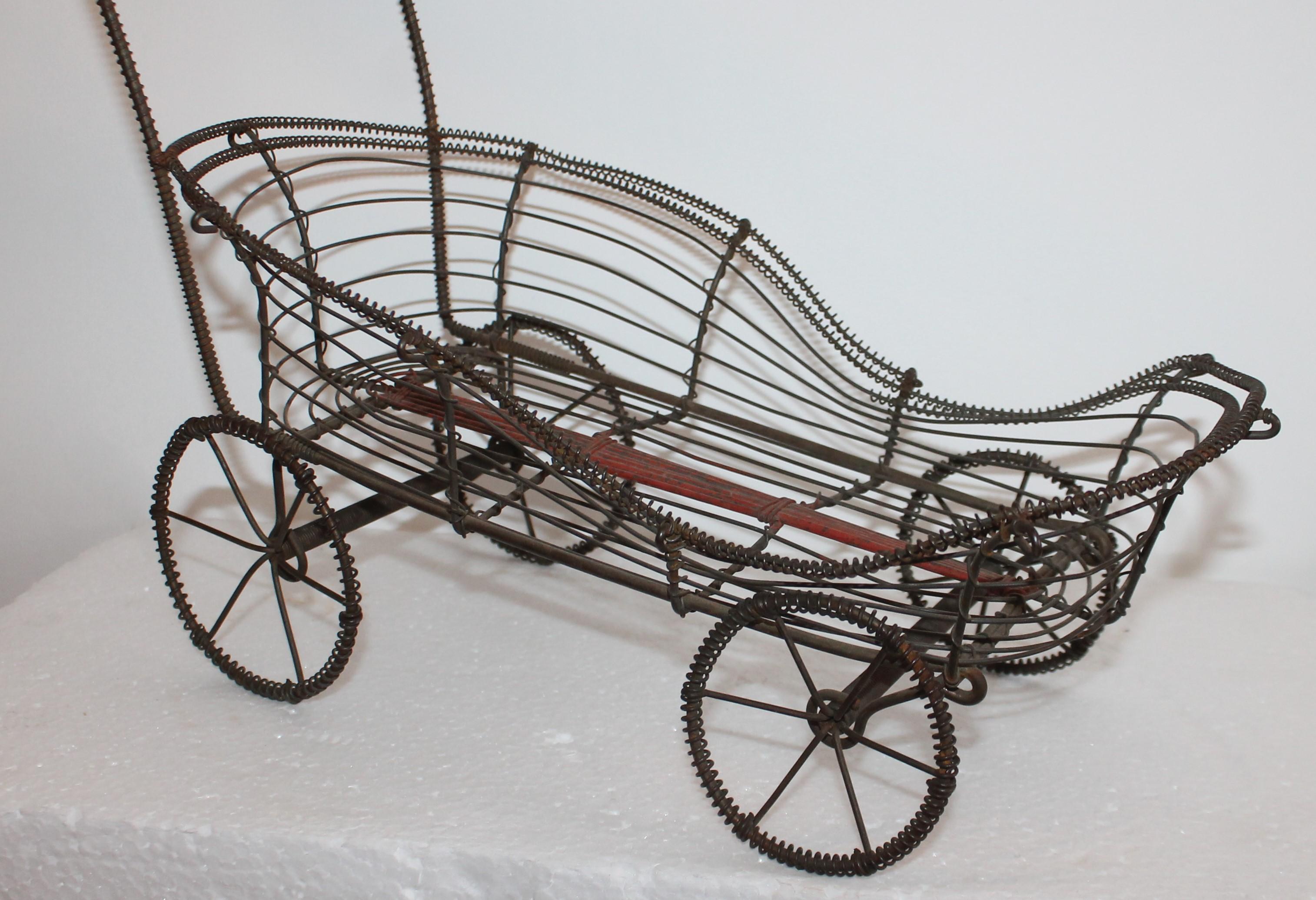 Adirondack 19th Century American Wire Buggy For Sale