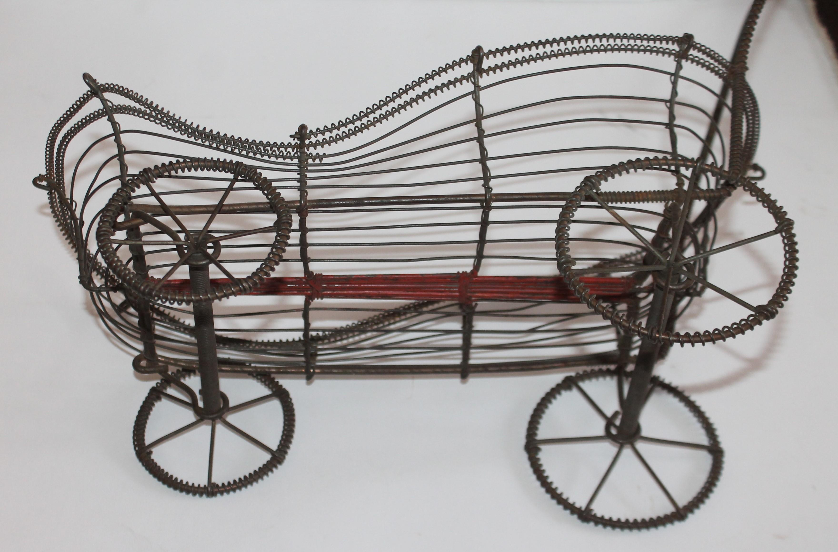 19th Century American Wire Buggy For Sale 2