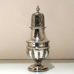 Antique Victorian Sterling Silver Sugar Caster London 1896 Joseph Harper