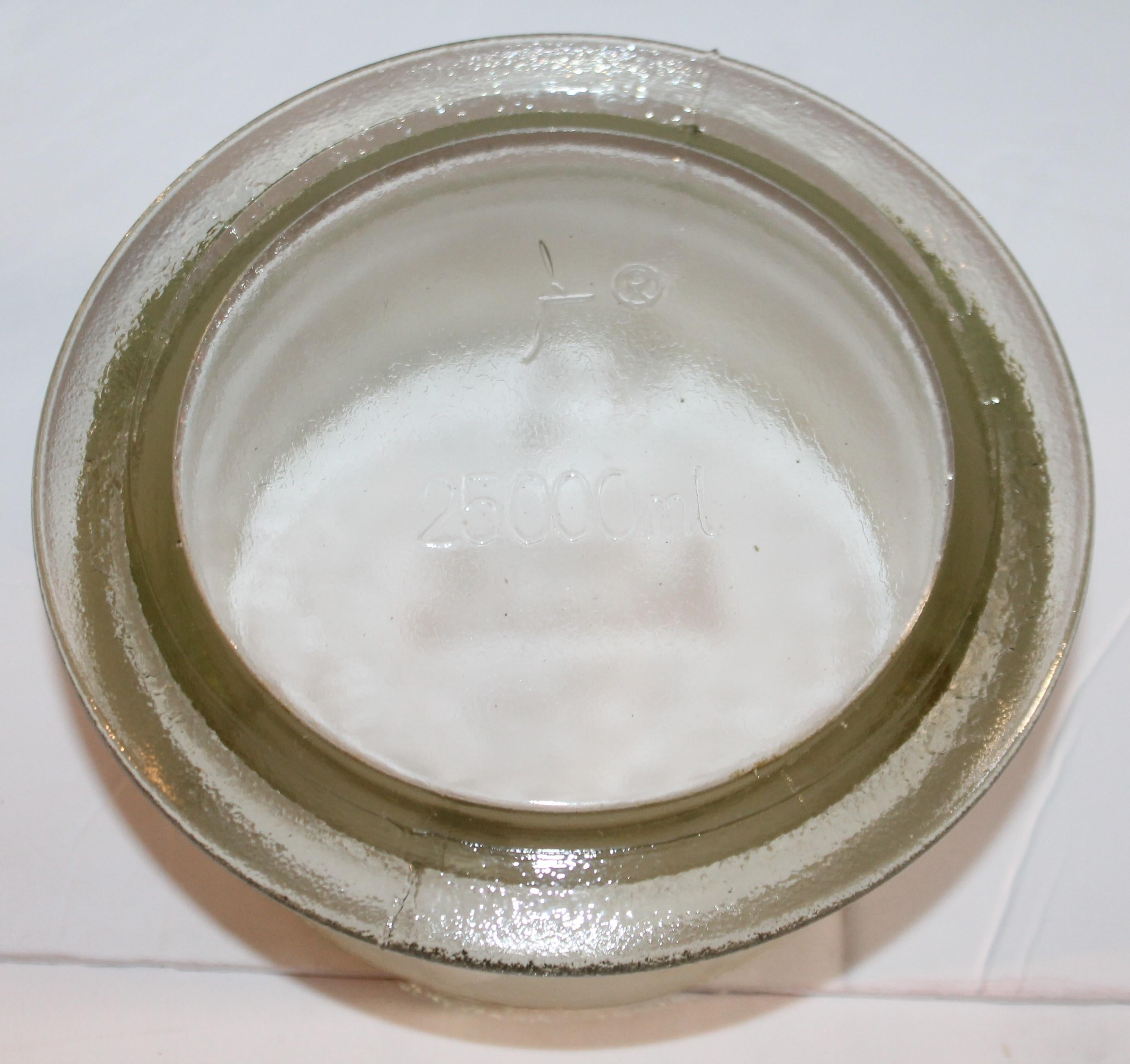 Country 19th Century Apothecary Jar, Monumental Size