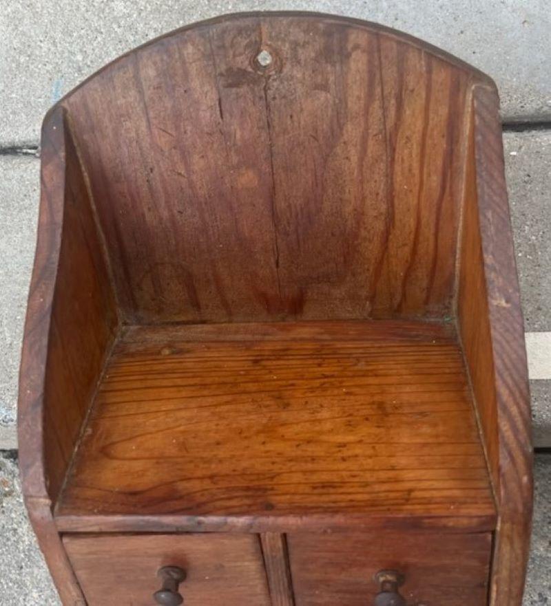 vintage wooden spice box