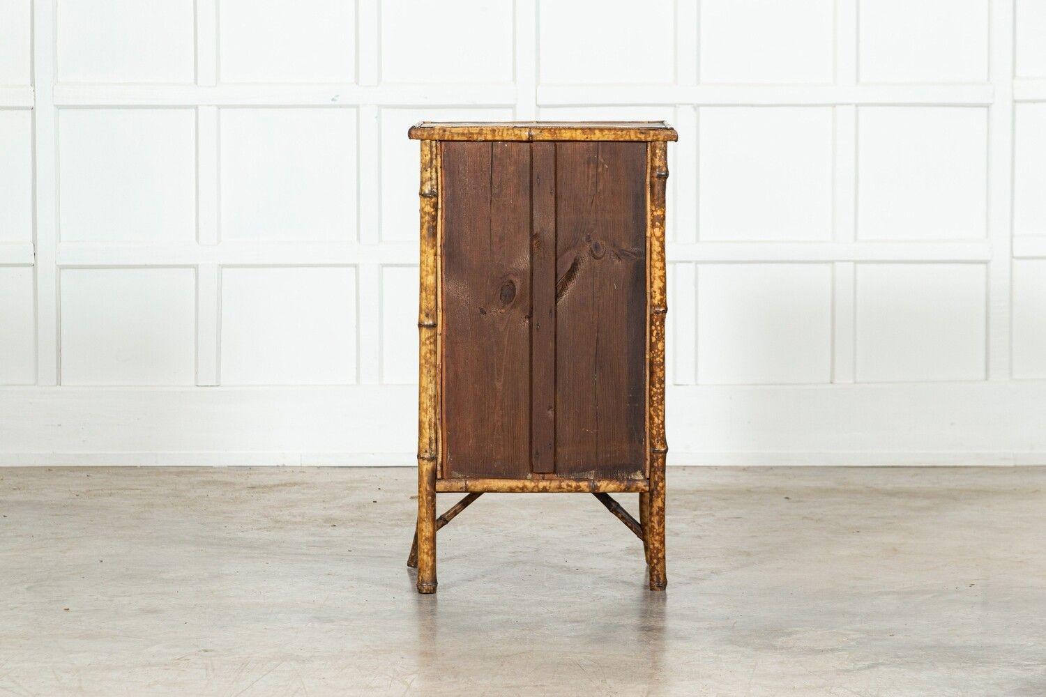 19thc Bamboo Glazed Cabinet For Sale 13