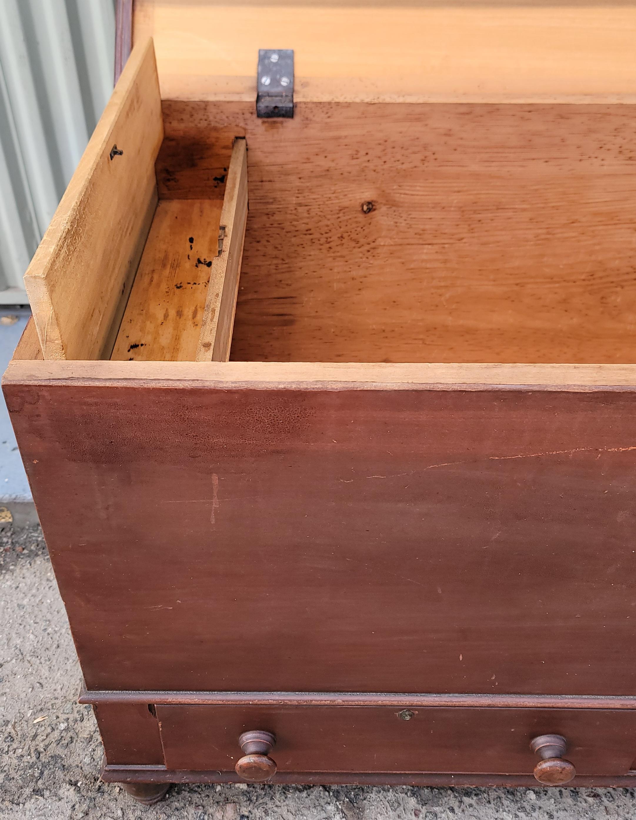 Cassettone del XIX secolo con due cassetti sottostanti in vendita 2