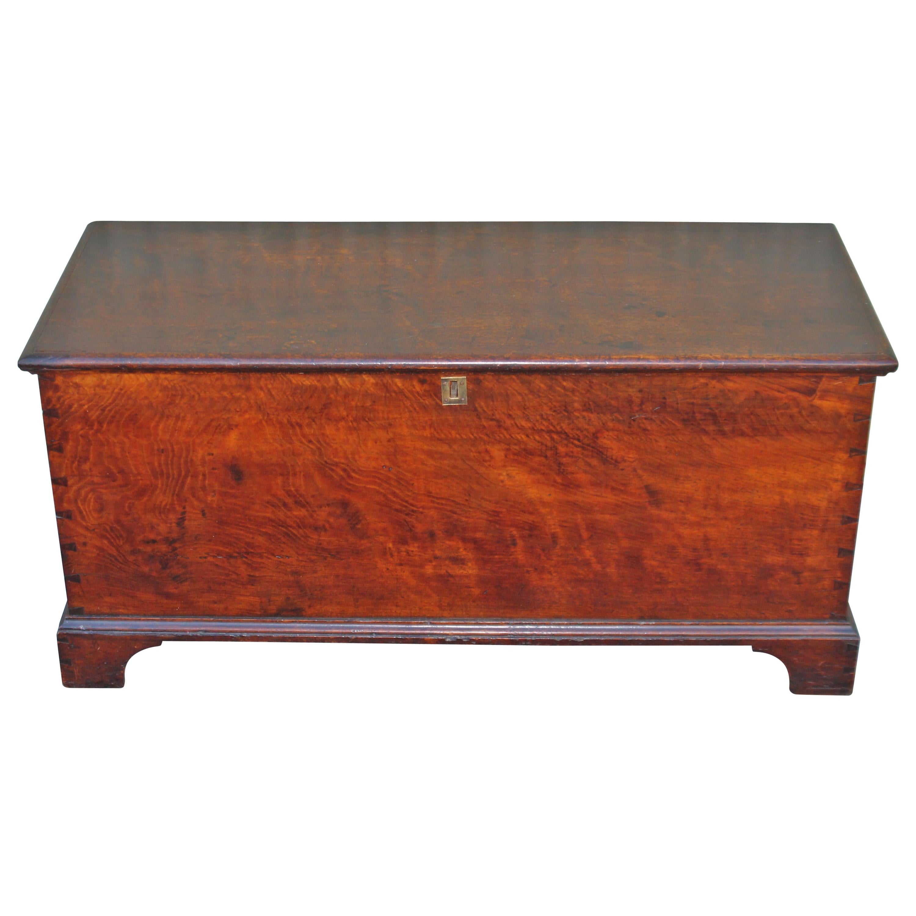 19th Century Blanket Chest in Walnut from Pennsylvania