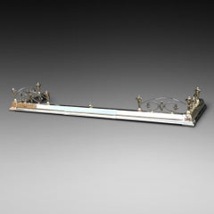 19thC Brass Extending Fender