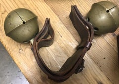 19th Century Brass Sleigh Bells for Reindeer