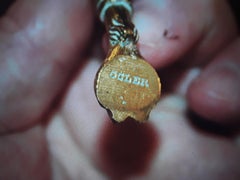 Britische signierte Knospenvase/Epergne, F & C Osler, vergoldete Bronzeschliff-Kristall, 19. Jahrhundert