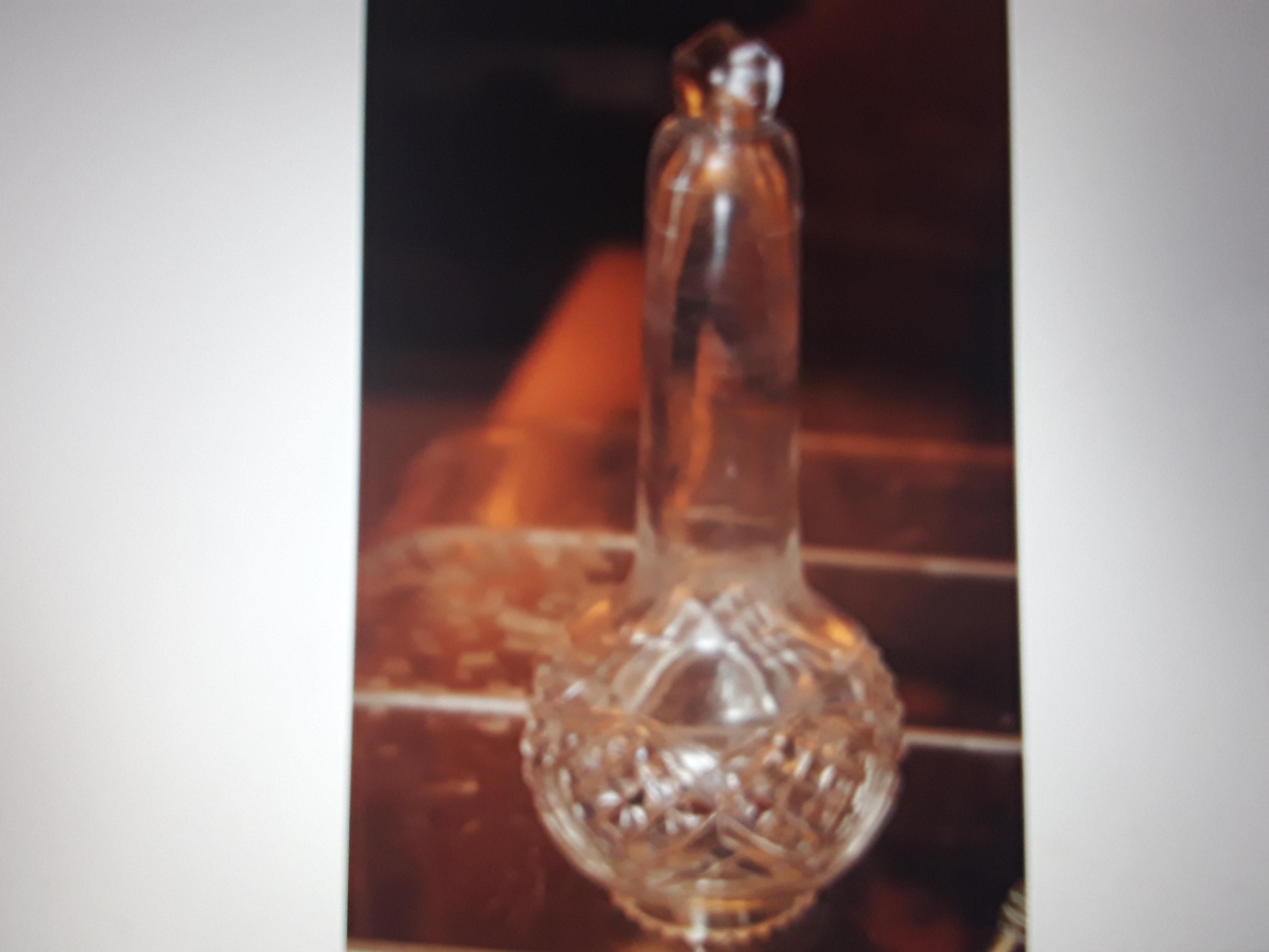 Georgian 19thc British F & C Osler Gilt Bronze Cut Crystal Signed Bud Vase/ Epergne For Sale