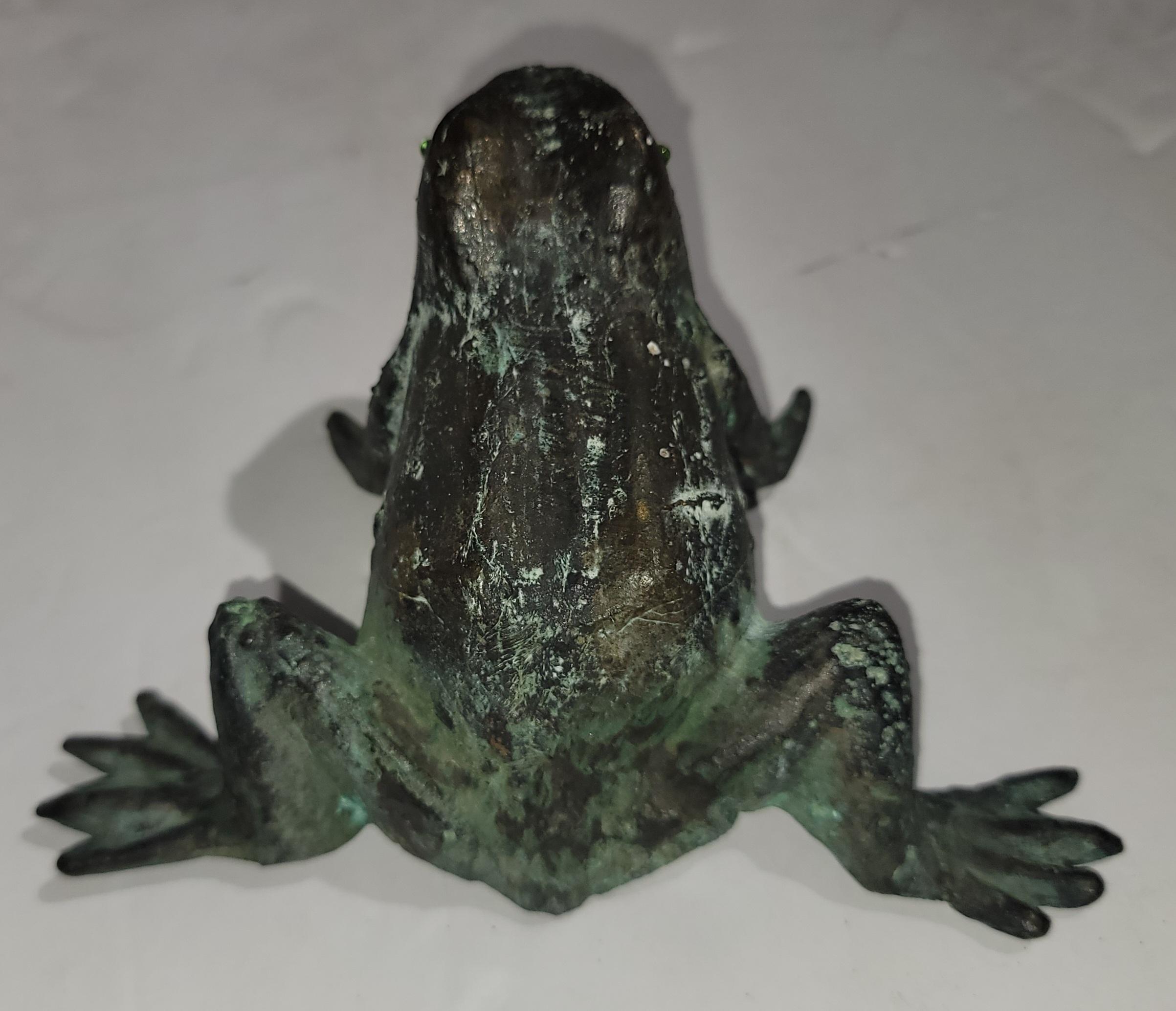 19Thc Bronze & Iron Frogs Collection 11