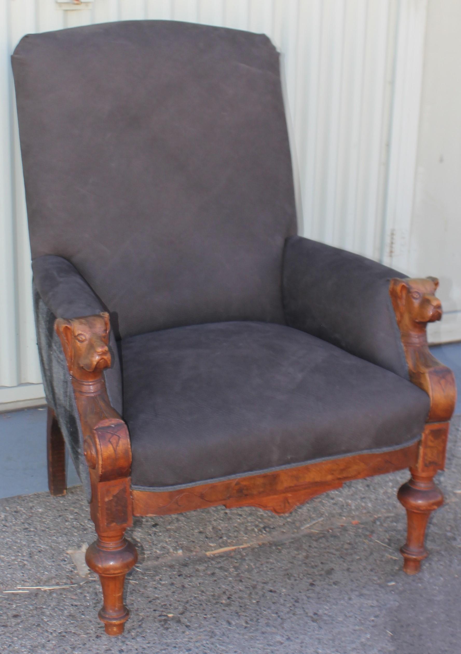 dog arm chair