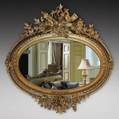 19thC Carved Giltwood & Gesso Wall
