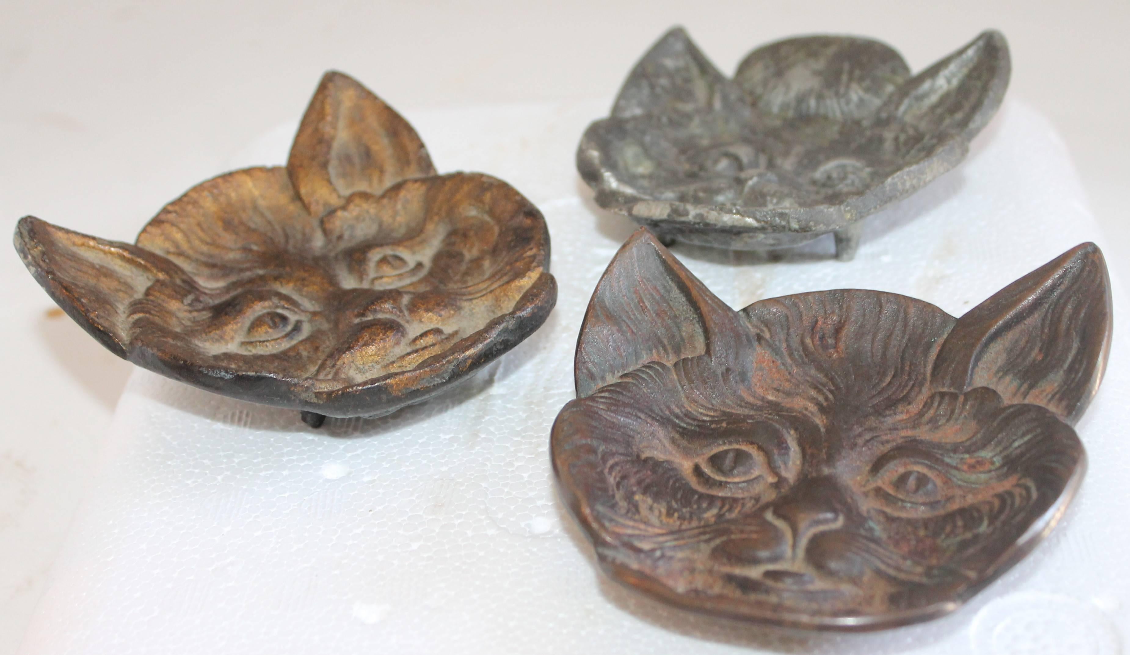 Other 19th Century Cast Iron Cats / Collection of Three
