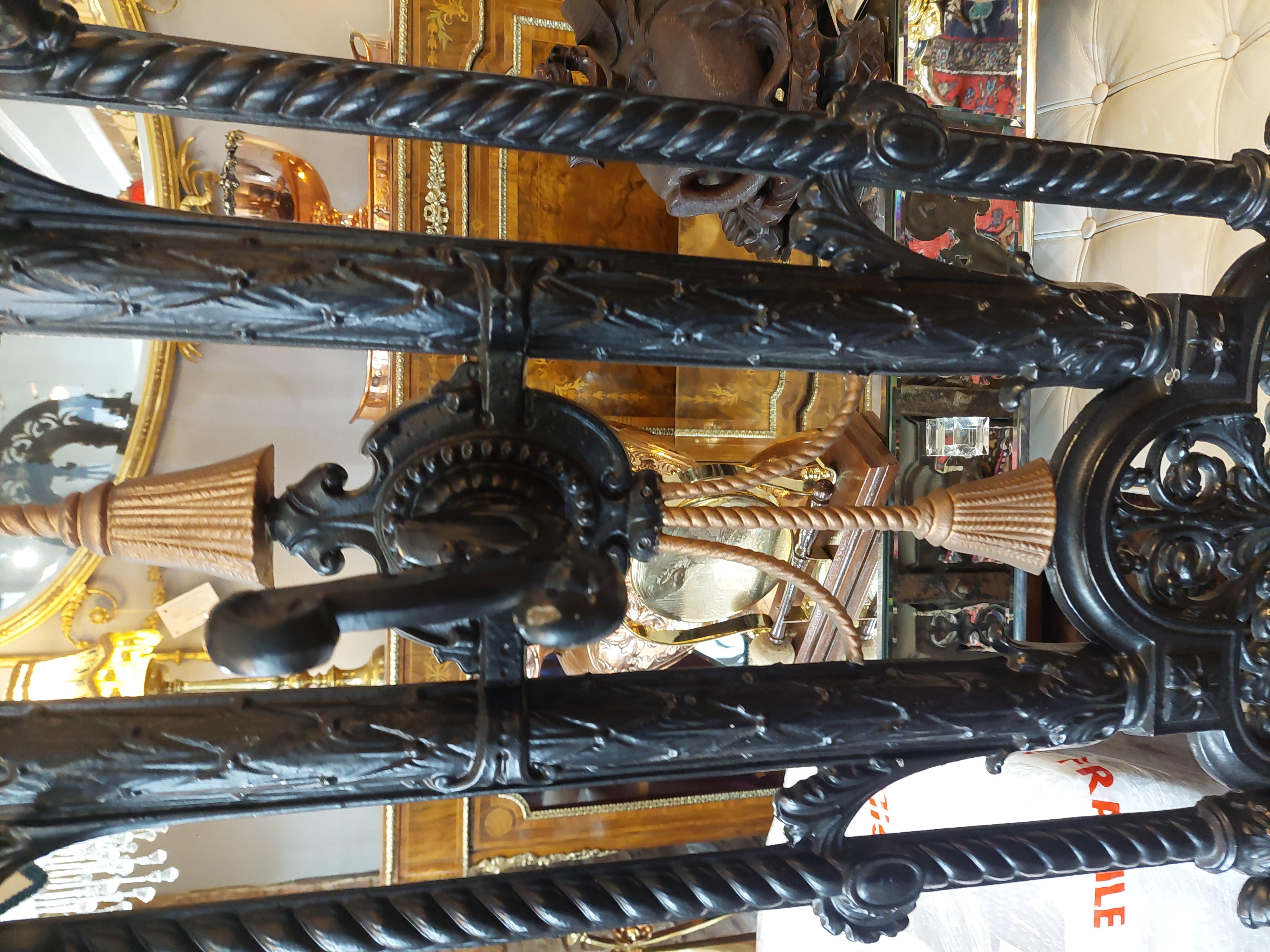 19thC Cast Iron Hall Stand by the Falkirk Foundry For Sale 4