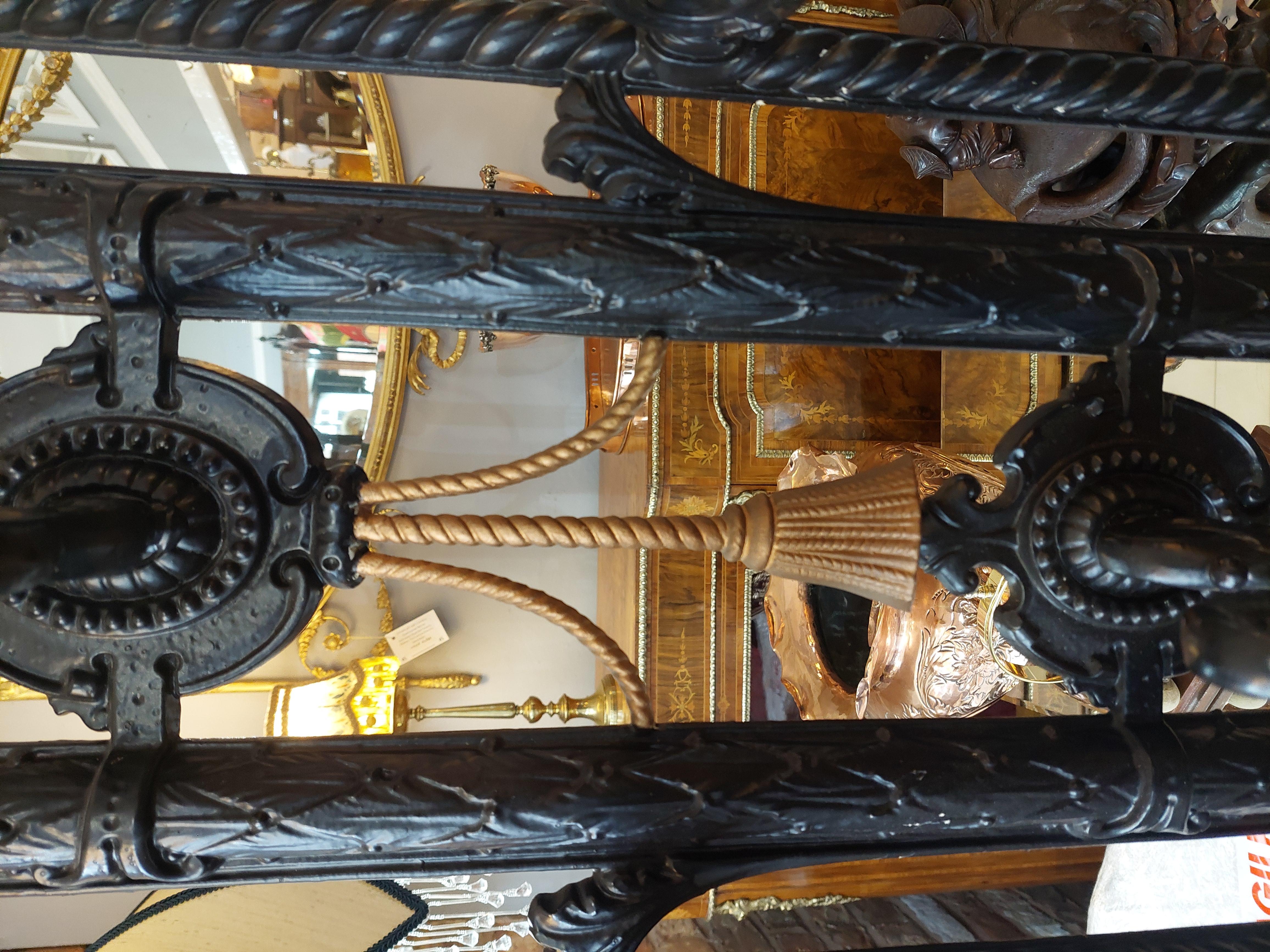 19thC Cast Iron Hall Stand by the Falkirk Foundry For Sale 3