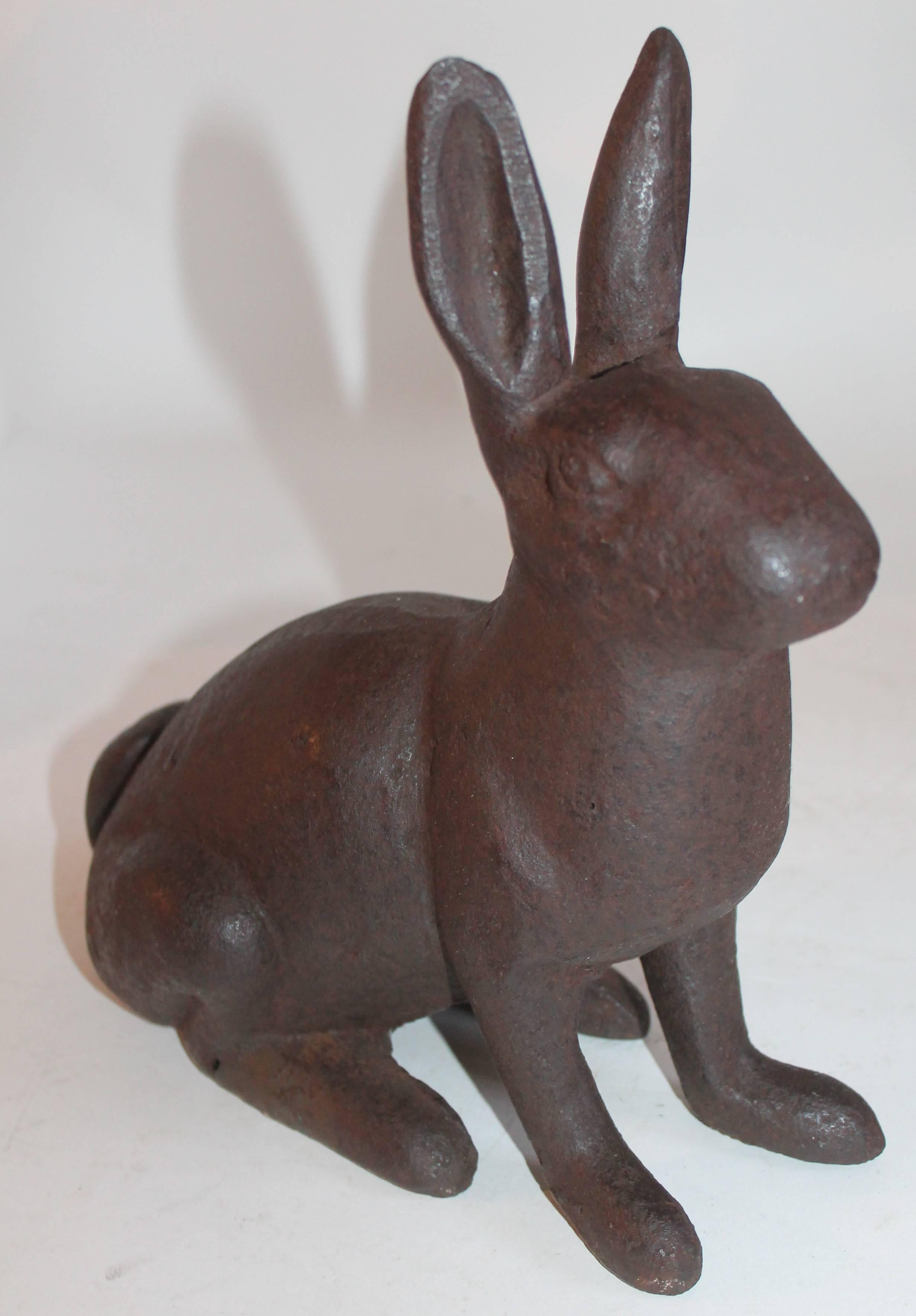 19th Century Cast Iron Rabbits / Collection of Three 1