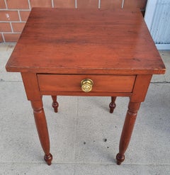 19Thc  Cherry Side Table or Night Stand