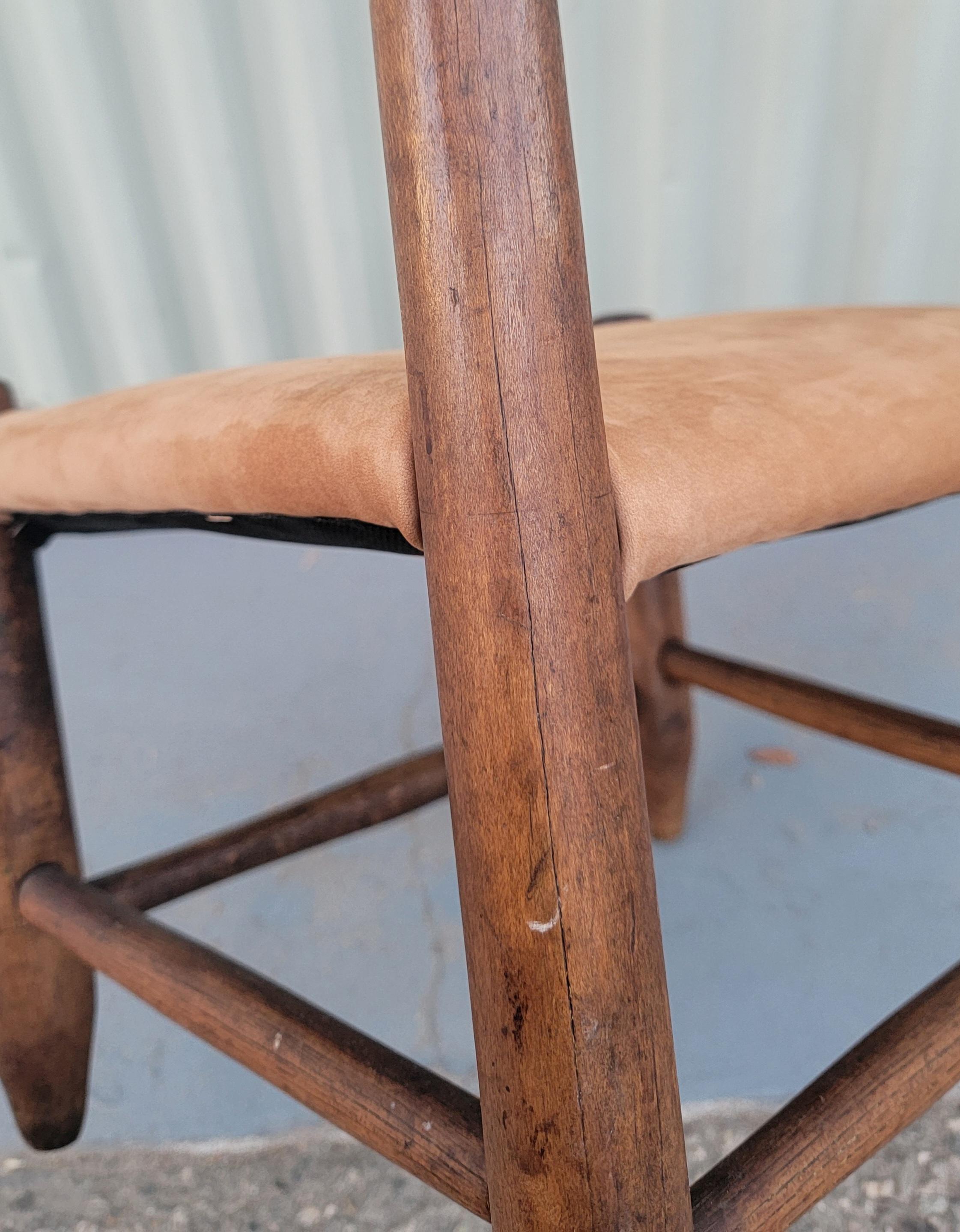 American 19Thc Child's Early Ladder Back Chair