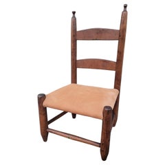 19Thc Child's Early Ladder Back Chair