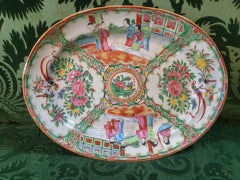 19thc Chinese Export Rose Medallion Platter