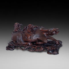 19thC Chinese Root Wood Carving