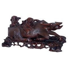 19thC Chinese Root Wood Carving