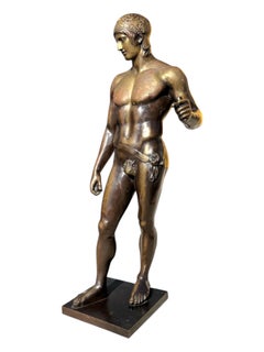 19. Jahrhundert Chiparus Bronze-Skulptur eines nackten Ares Kriegsgott