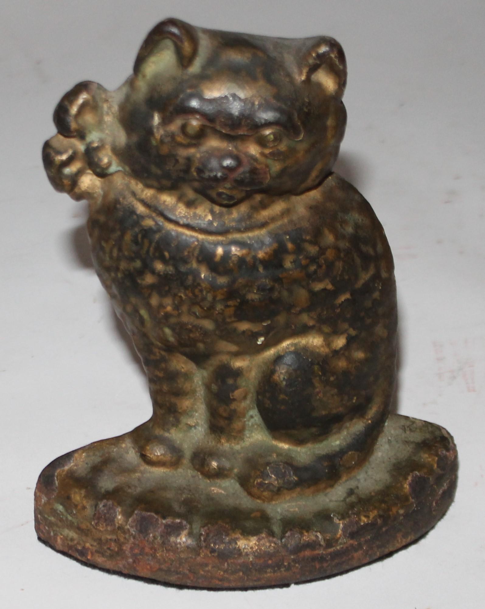 19th Century Collection of Primitive Iron Cats 4