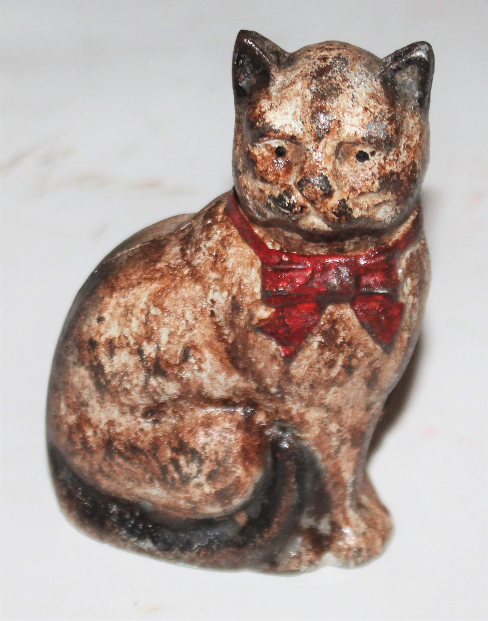 19th Century Collection of Primitive Iron Cats For Sale 2