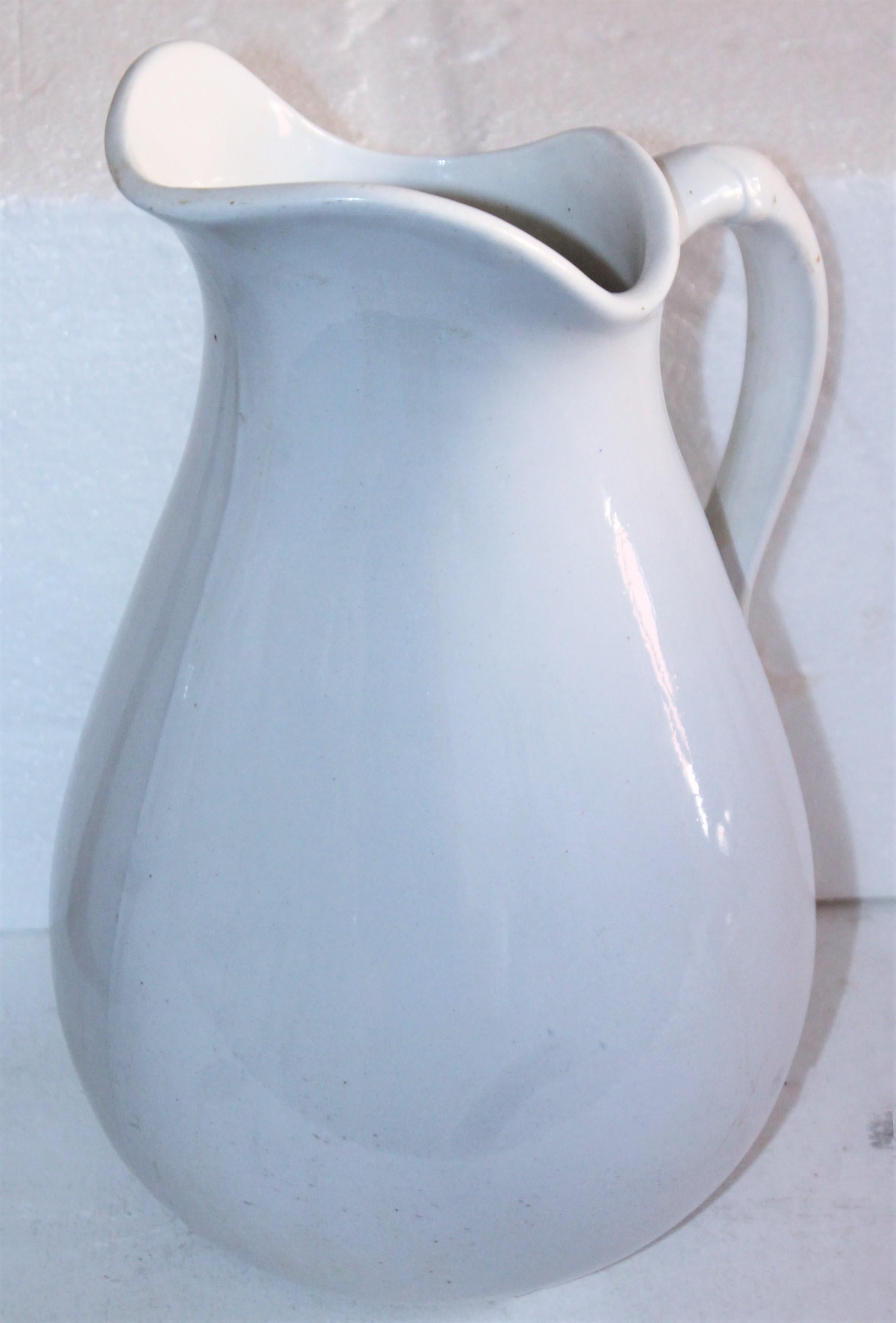 19th Century Collection of Seven Ironstone Pitchers For Sale 5