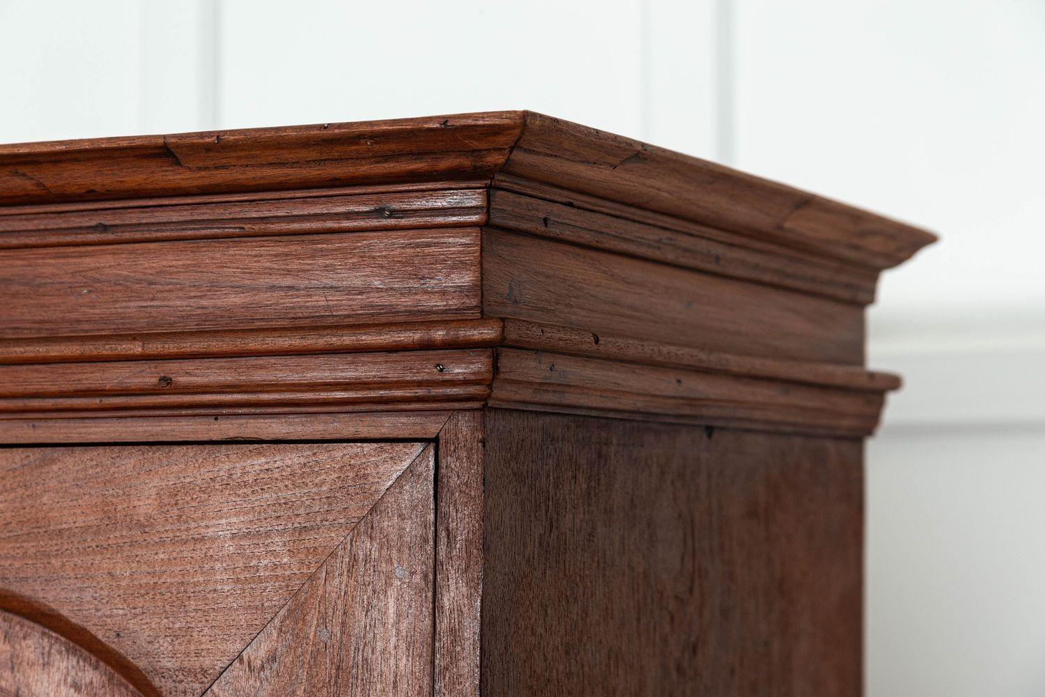 Armoire in teak di Campaigner del XIX secolo in vendita 8