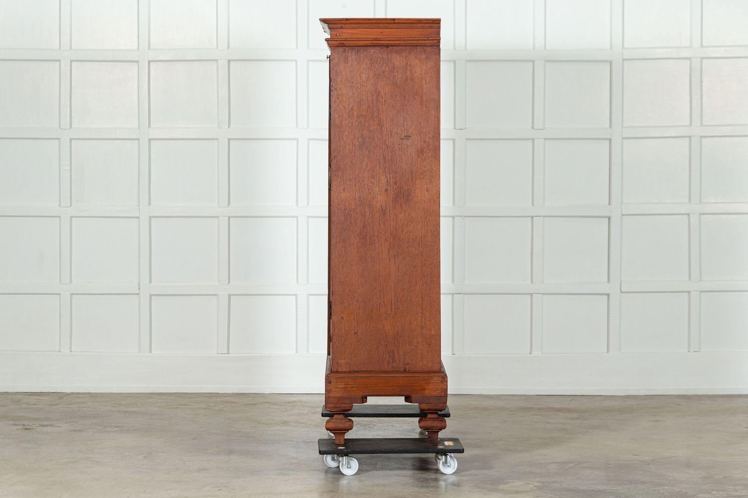 Armoire in teak di Campaigner del XIX secolo in vendita 2
