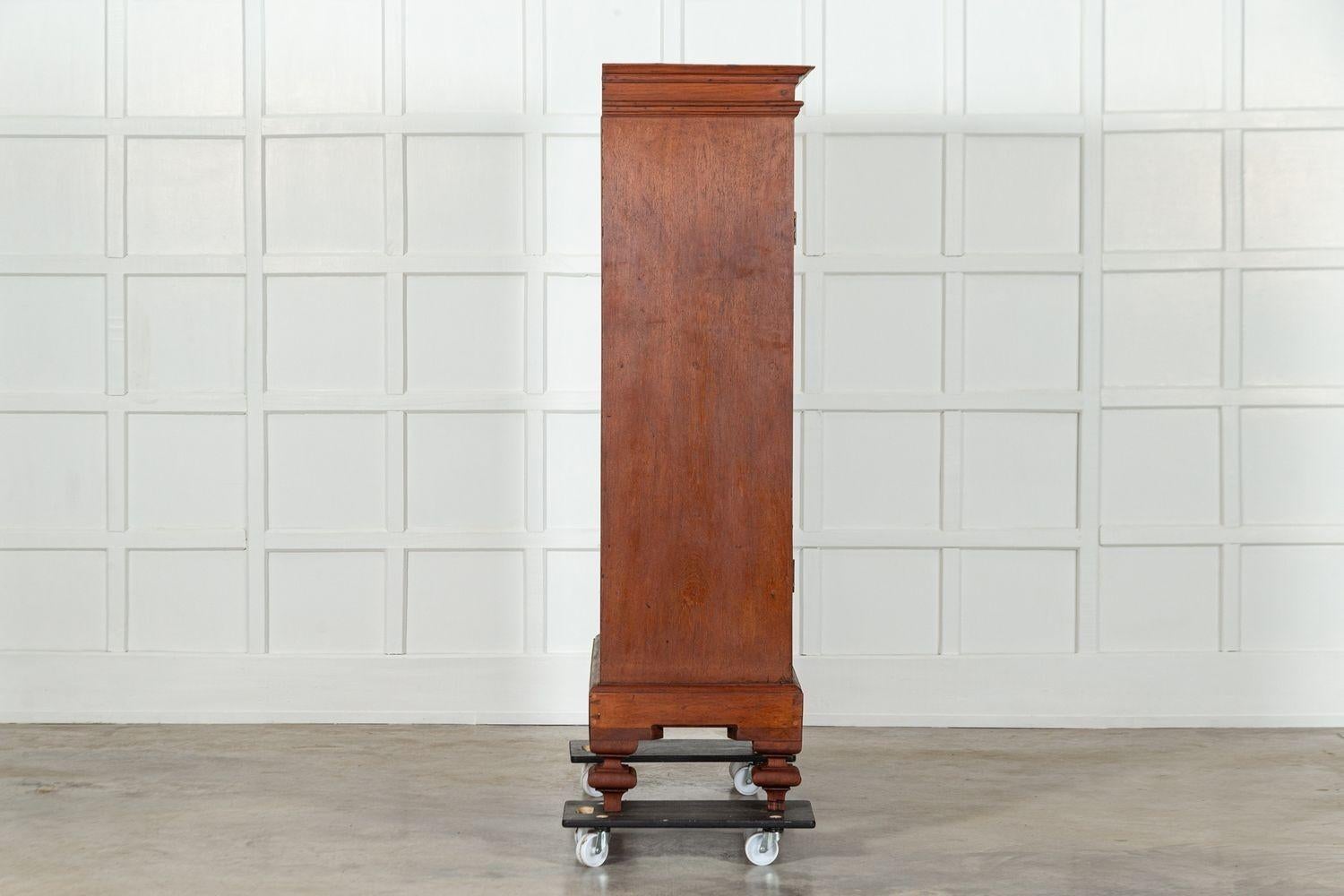 Armoire in teak di Campaigner del XIX secolo in vendita 3