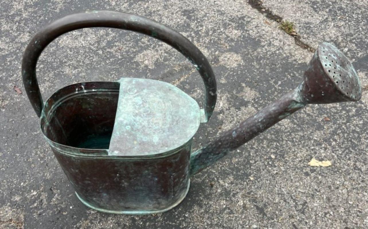 Adirondack 19thc Copper watering Can For Sale