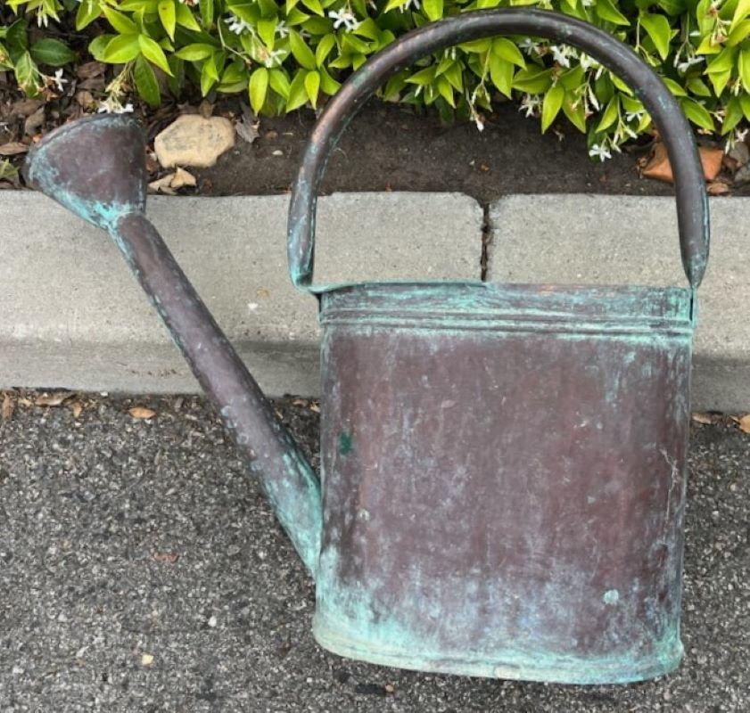 19thc Copper watering Can In Good Condition For Sale In Los Angeles, CA