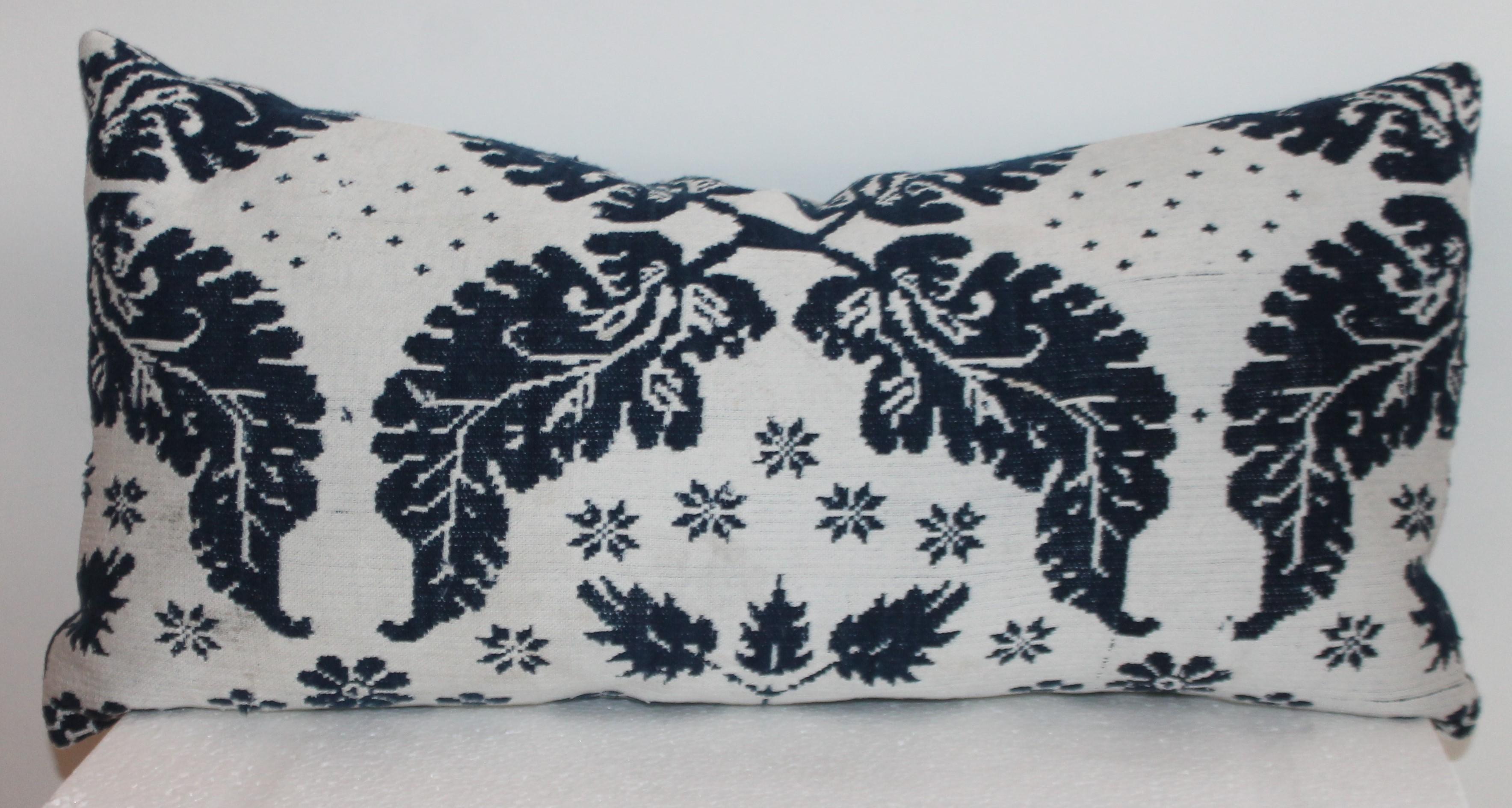 Country 19th Century Coverlet Bird Pillows Collection, Four Pillows For Sale