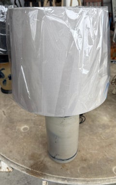 19thc Crock Table Lamp