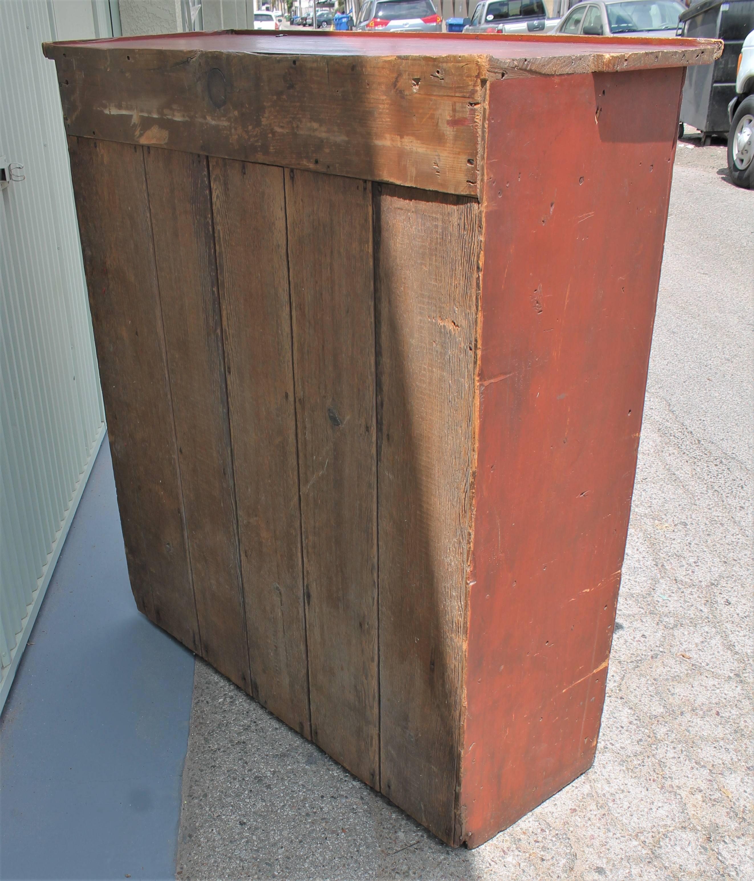 19th Century Cupboard with Original Paint from Vermont 13