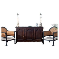 19thC Dark French Oak Credenza