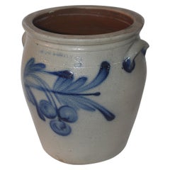A. Wilcox 3 Gal. Crock con ciliegie