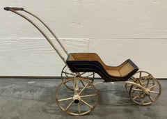 19thc Doll Buggy in Original Paint