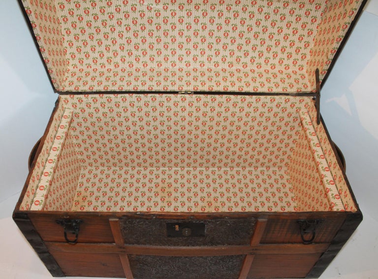 19th Century Dome Top Trunk at 1stDibs