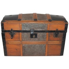 Antique 19th Century Dome Top Trunk