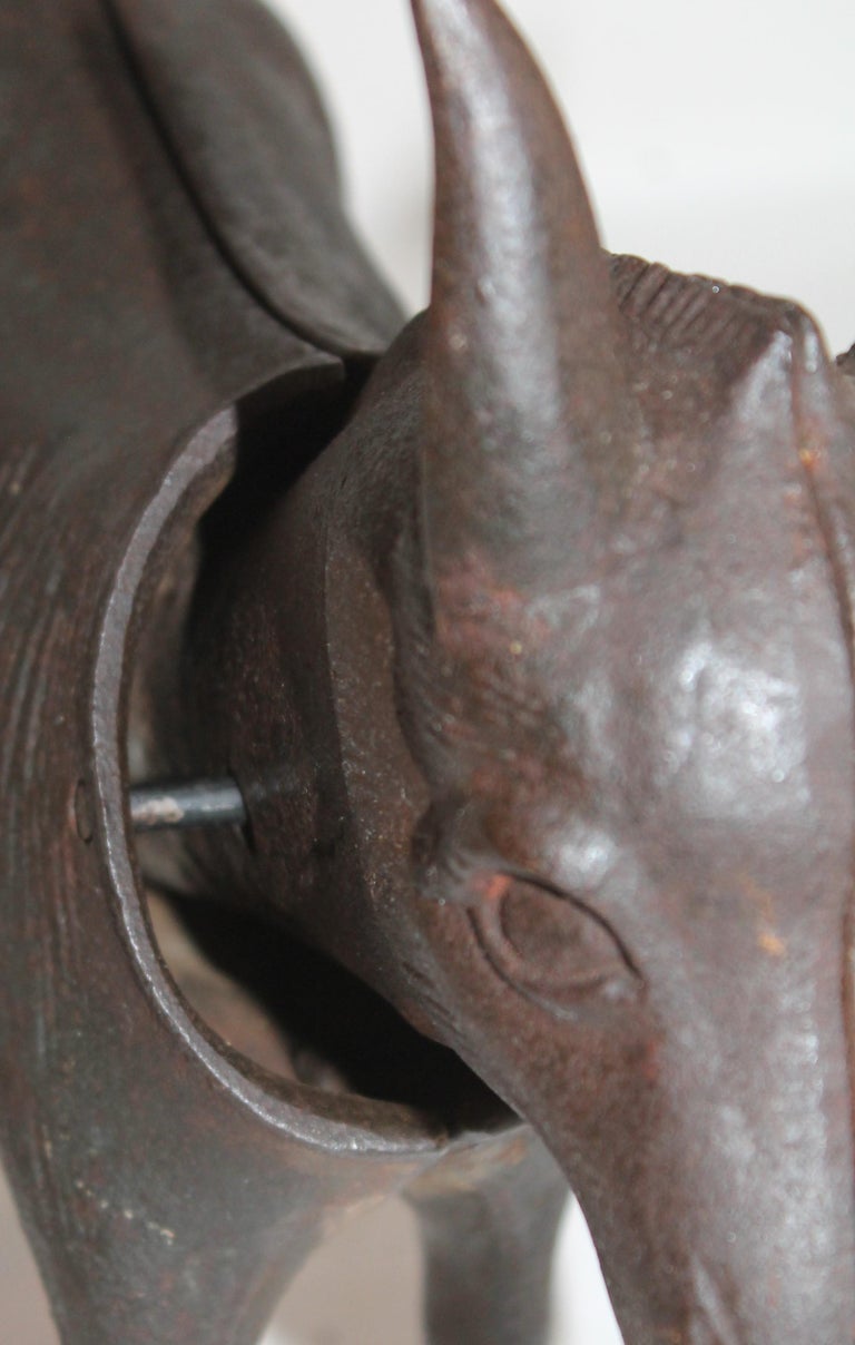 19Thc Donkey Door Stop with Nodder Head For Sale at 1stDibs most