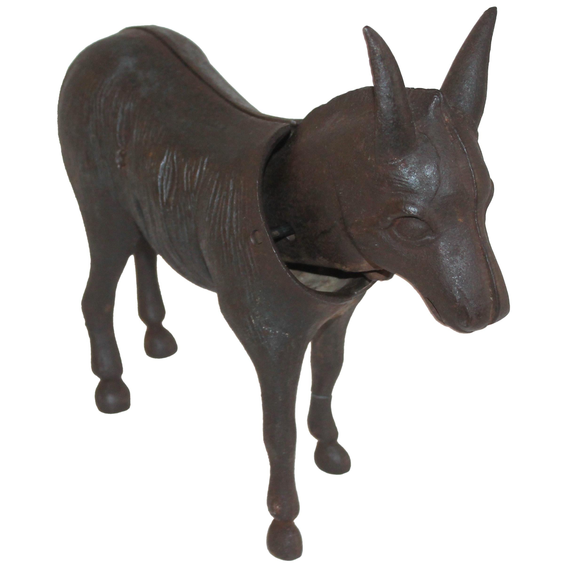 19Thc Donkey Door Stop with Nodder Head For Sale