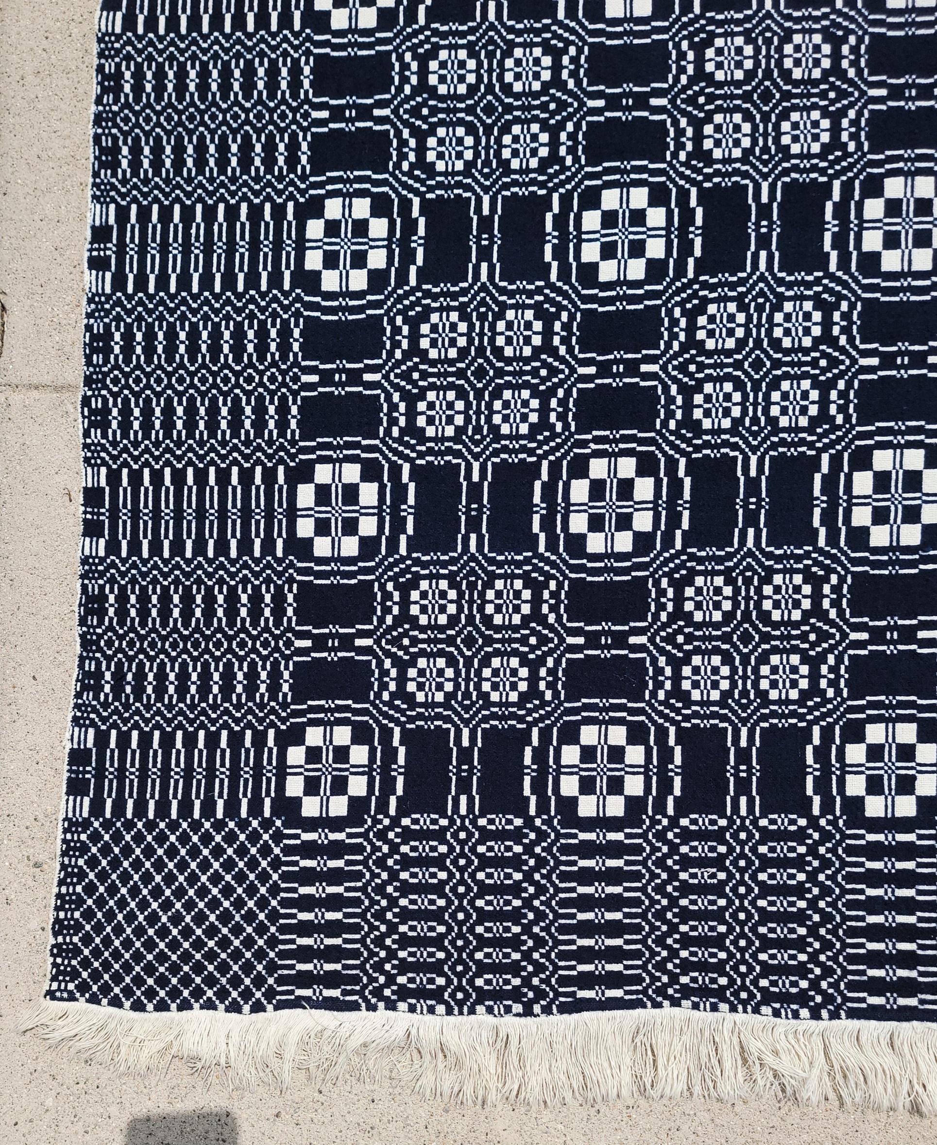 Adirondack Couverture à double tissage de Pennsylvanie du 19e siècle en vente