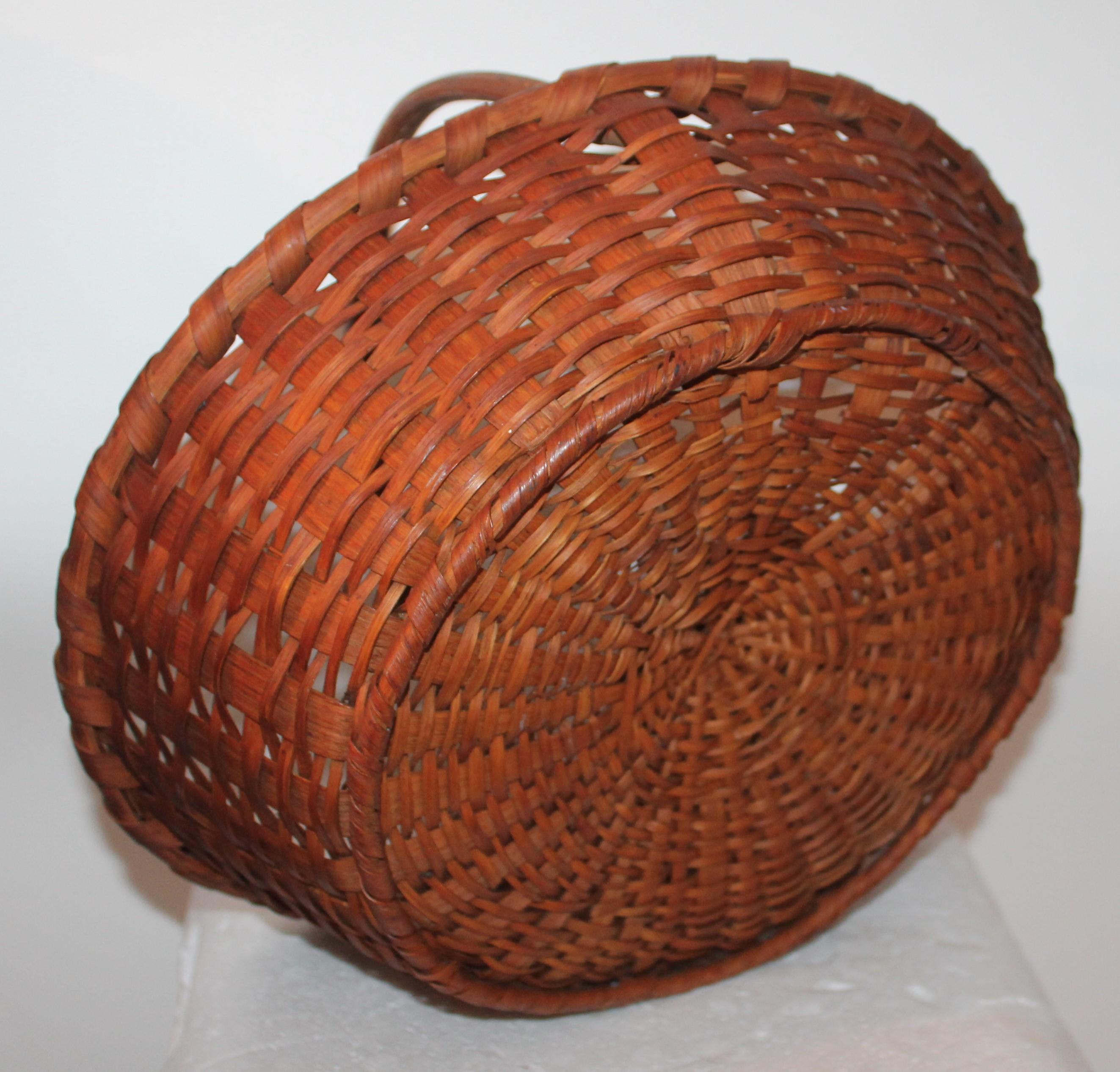 19th Century Early Basket with Kick Up Base 1