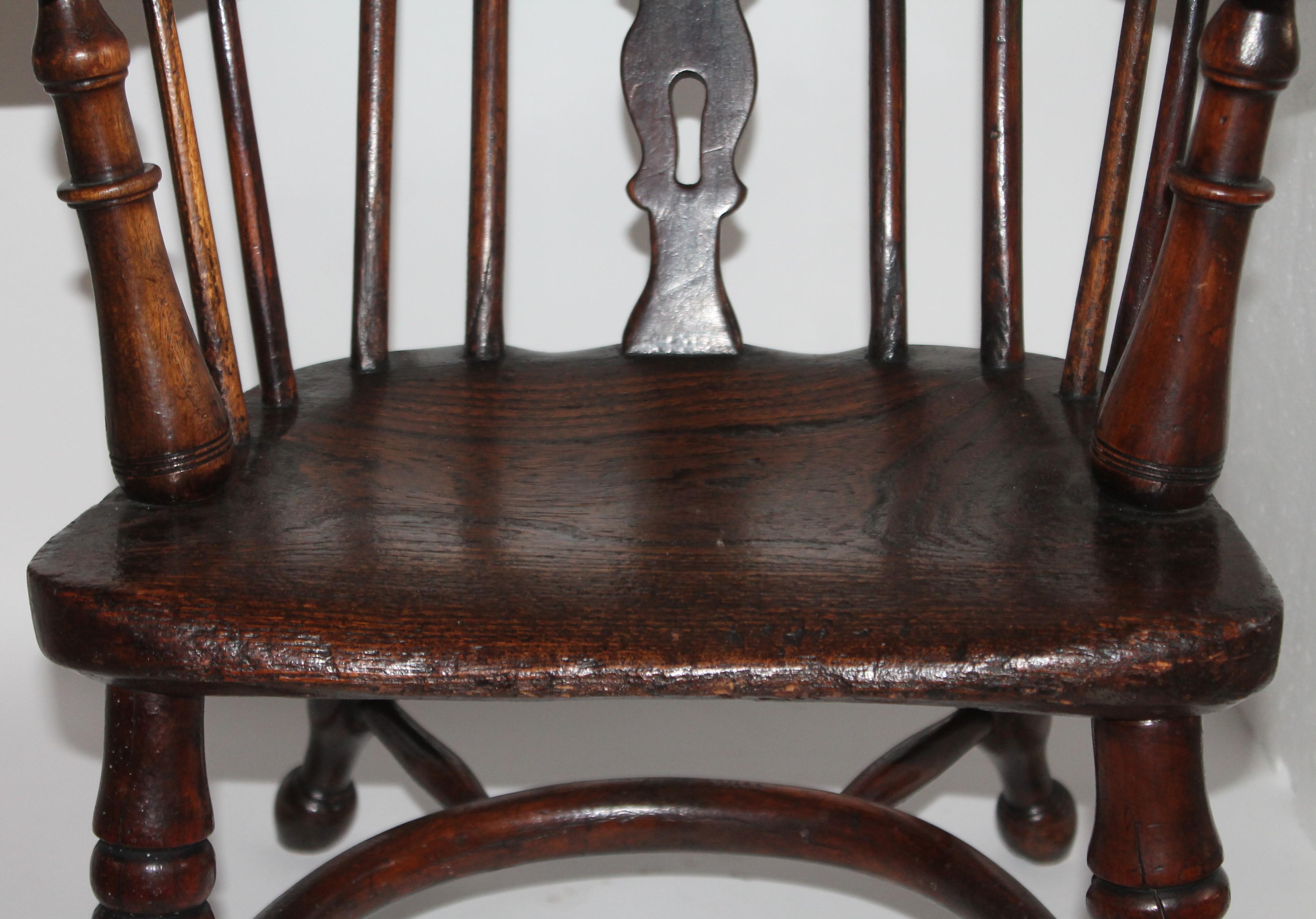 Hand-Crafted 19th Century Early English Windsor Child's Chair