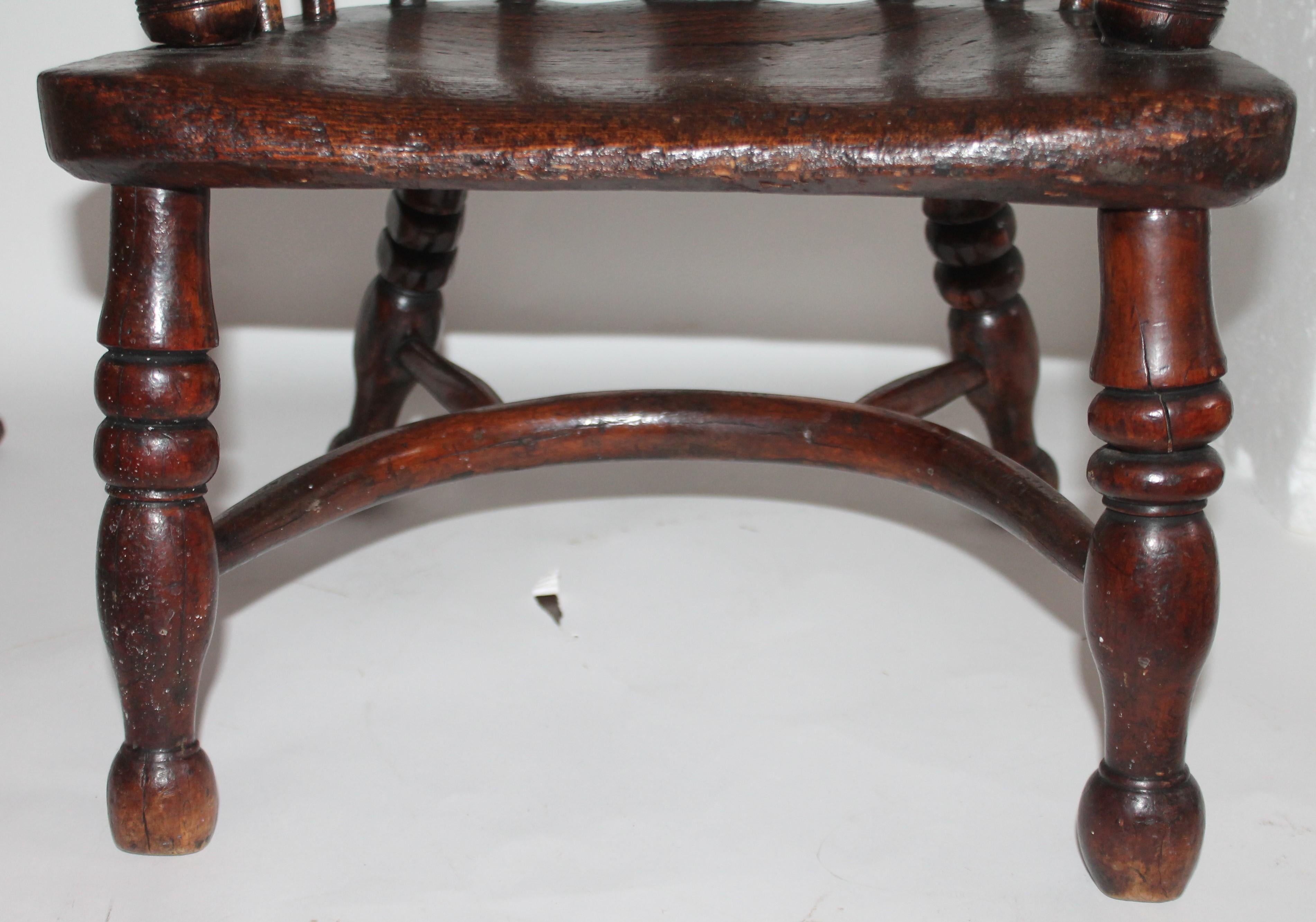 Wood 19th Century Early English Windsor Child's Chair